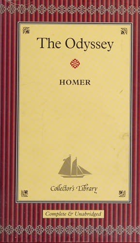 The Odyssey by Homer book cover